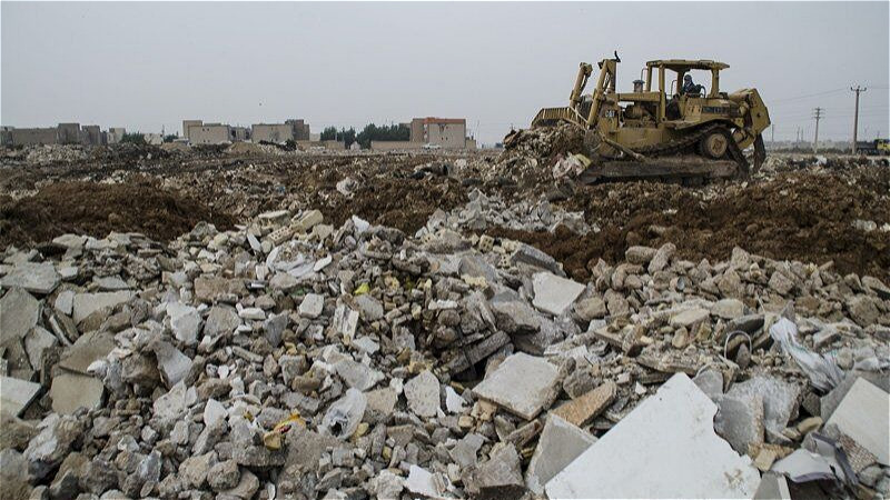 عدم بازیافت نخاله ساختمانی چالشی پیش روی مدیریت شهری ارومیه است