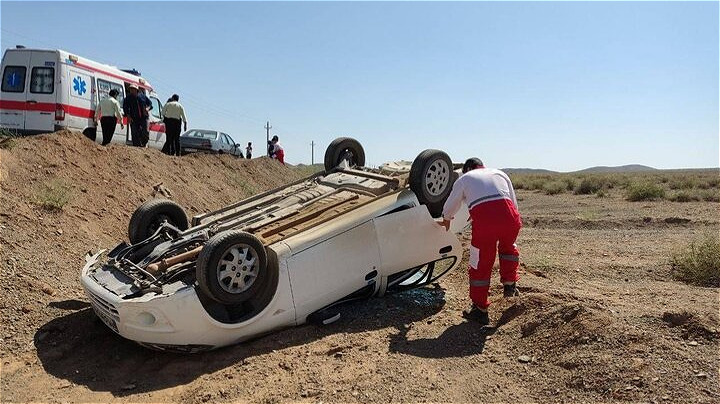 واژگونی خودروی تیبا در پیرانشهر یک کشته برجای گذاشت