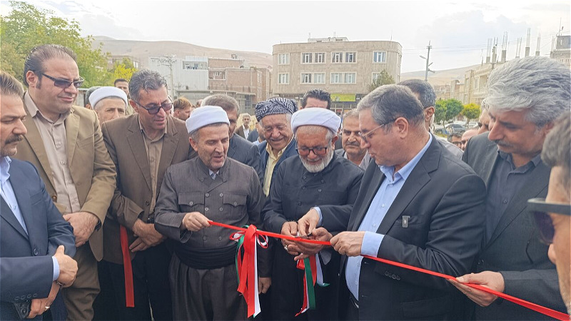 سه پروژه ساماندهی ورودی و کمربندی‌های مهاباد افتتاح شد